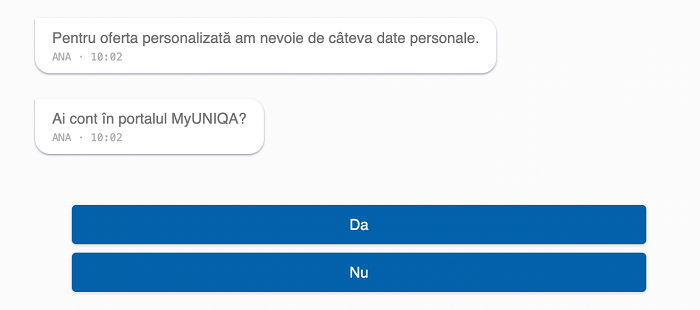 Cumpara online asigurarea de calatorie UNIQA- creaza-ti cont MyUNIQA